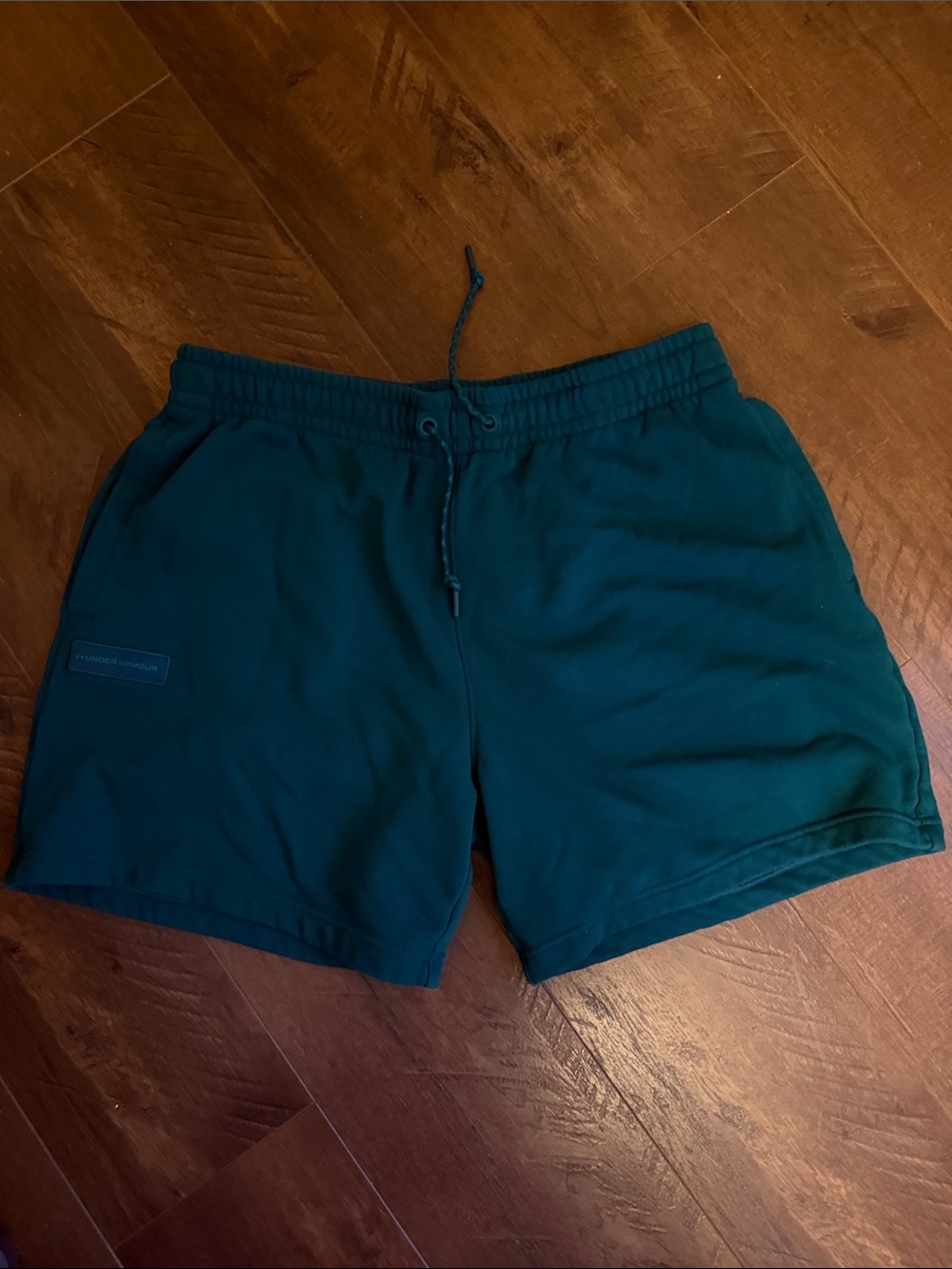 Deep Teal Casual Drawstring Shorts Under Armour XXL - Picture 2 of 4